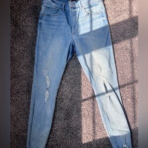 Light denim washed express jeans